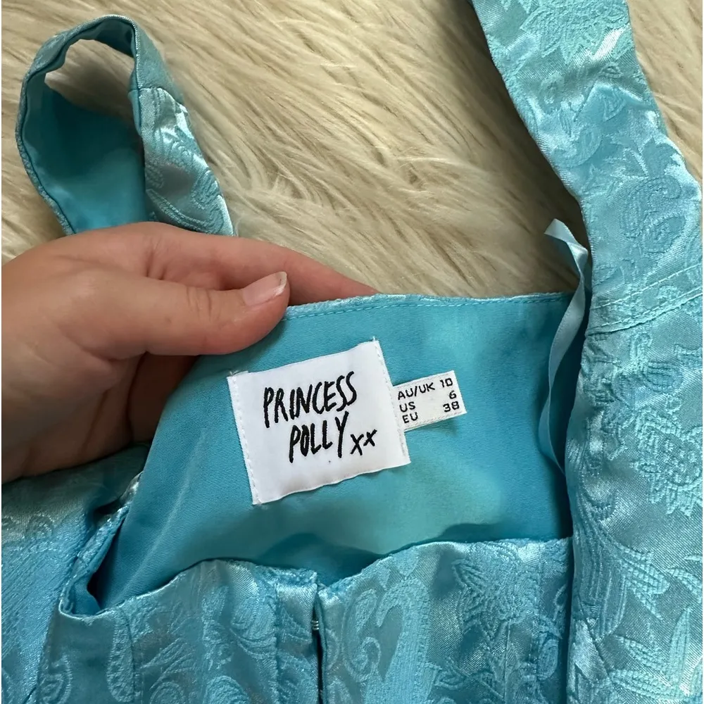 PRINCESS POLLY Day Dreaming Top In Blue - Image 9