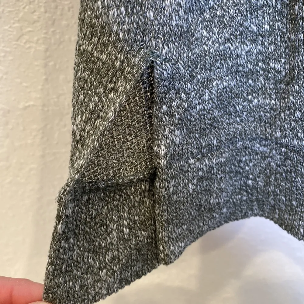 Time and True Knit V-neck Cap Sleeve Sweater Top Heathered EUC Sz XXL Stretch - Image 5