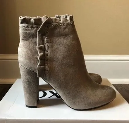 Taupe Yarissa Microlina Boots-10 - Image 5