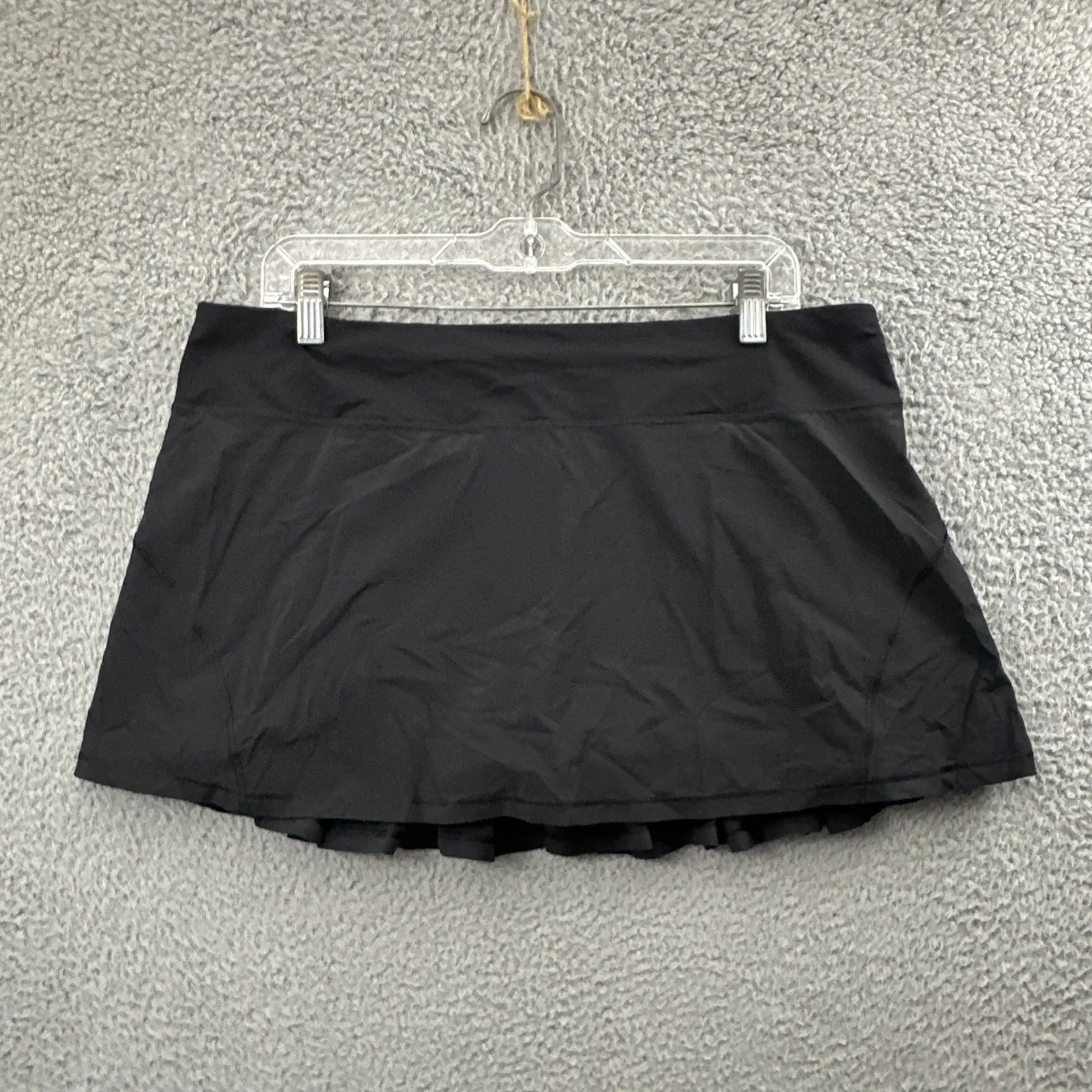 Lululemon Circuit Breaker Skirt Skort Black Athletic Athleisure Tennis Women 12 - Image 2