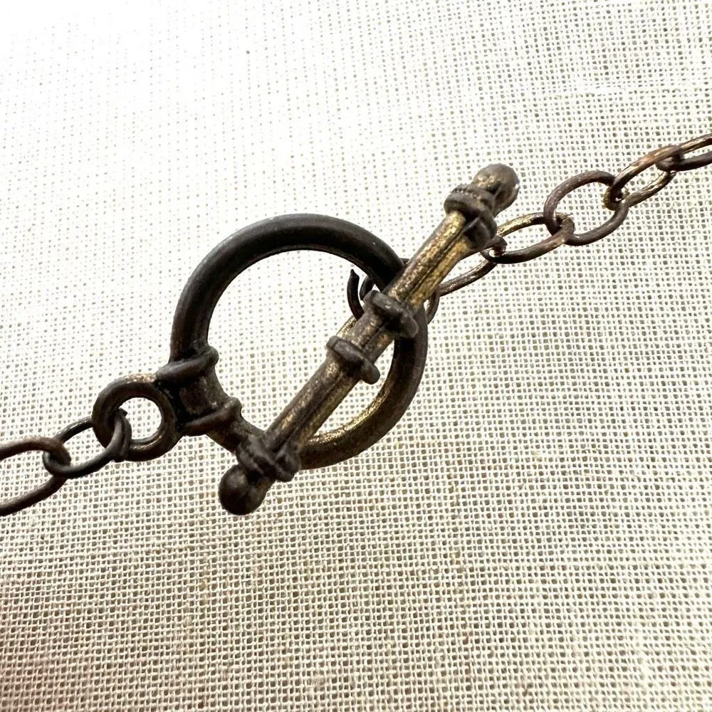 Orange crystal glow beaded necklace - Image 6