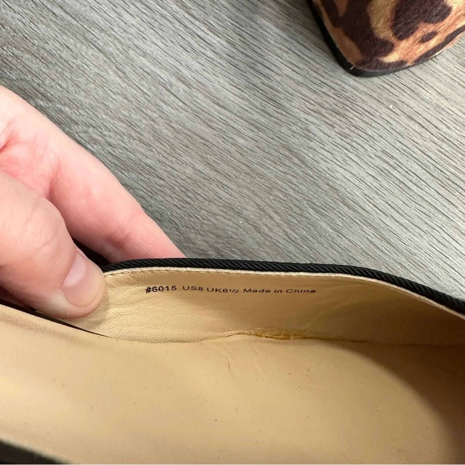 Cabi Kiki Faux‎ Hair Leopard Cheetah Ankle Strap Kitten Block Heels Size 8 - Image 8