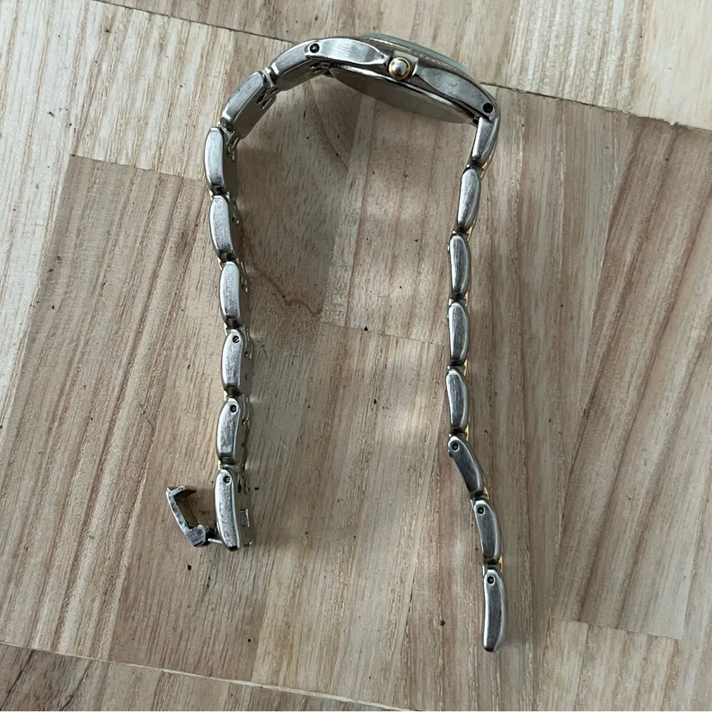 Citizen Ladies Watch Vintage Two Tone Bracelet New Crystal Blue Round Dial Date - Image 6