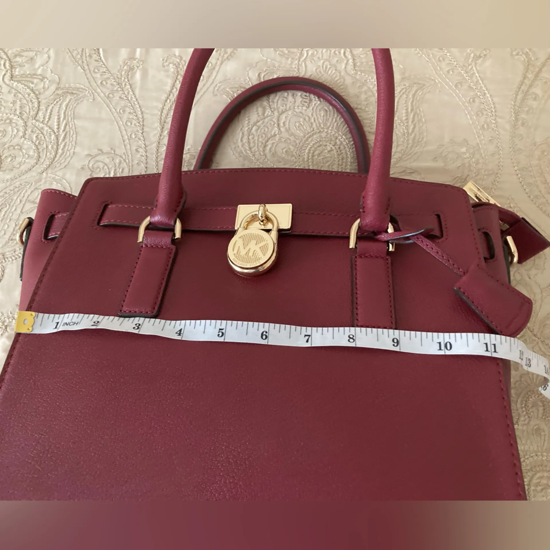 Michael Kors Rich Red Satchel - Image 7