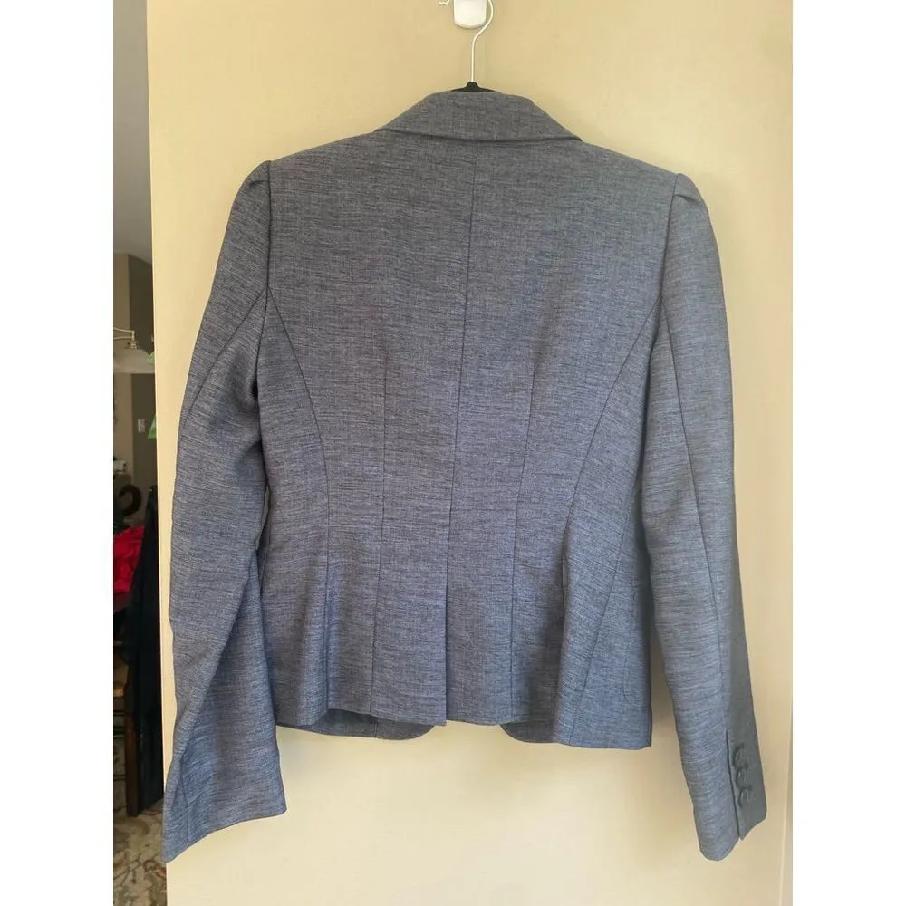 The Limited size small womens fitted suit jacket navy - Image 6