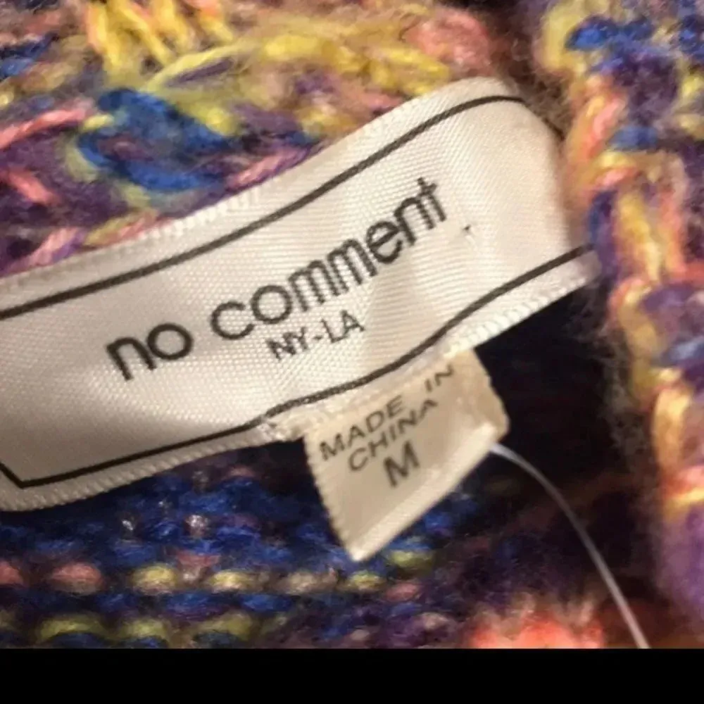 No Comment Space dye Sweater Dress, M - Image 2