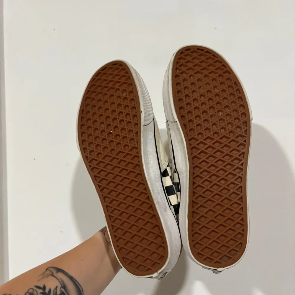 Vans Era Primary Black Checkered and Cream Checker Suede Canvas Sneaker M 7.5 W9 - Image 8