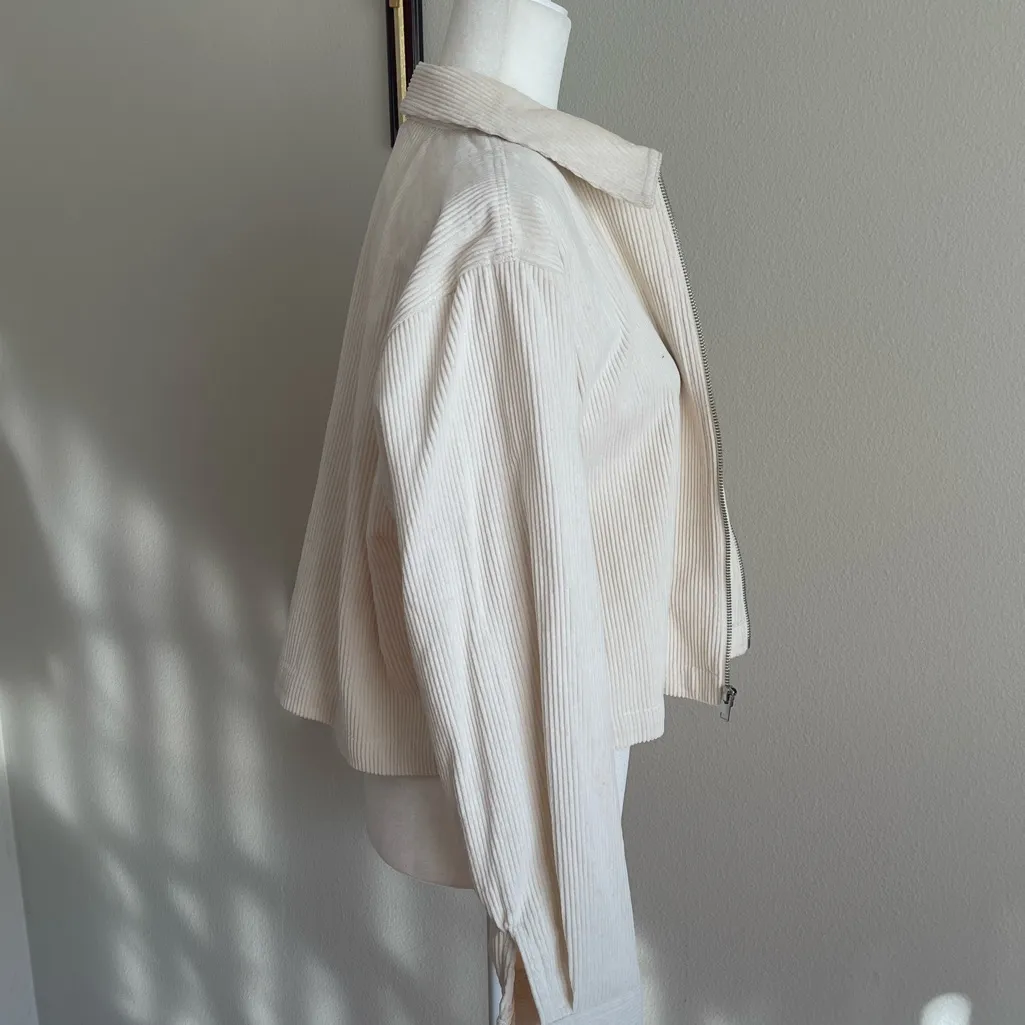 Industry Cream Women's Corduroy Jacket Size XL - Image 3