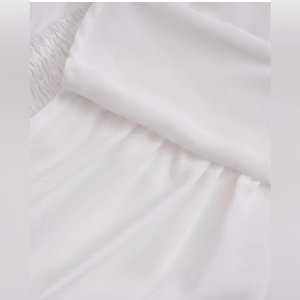 NEW Criss Cross Halter Sleeveless Wrap Front Backless Cami Crop Top Club S White - Image 9