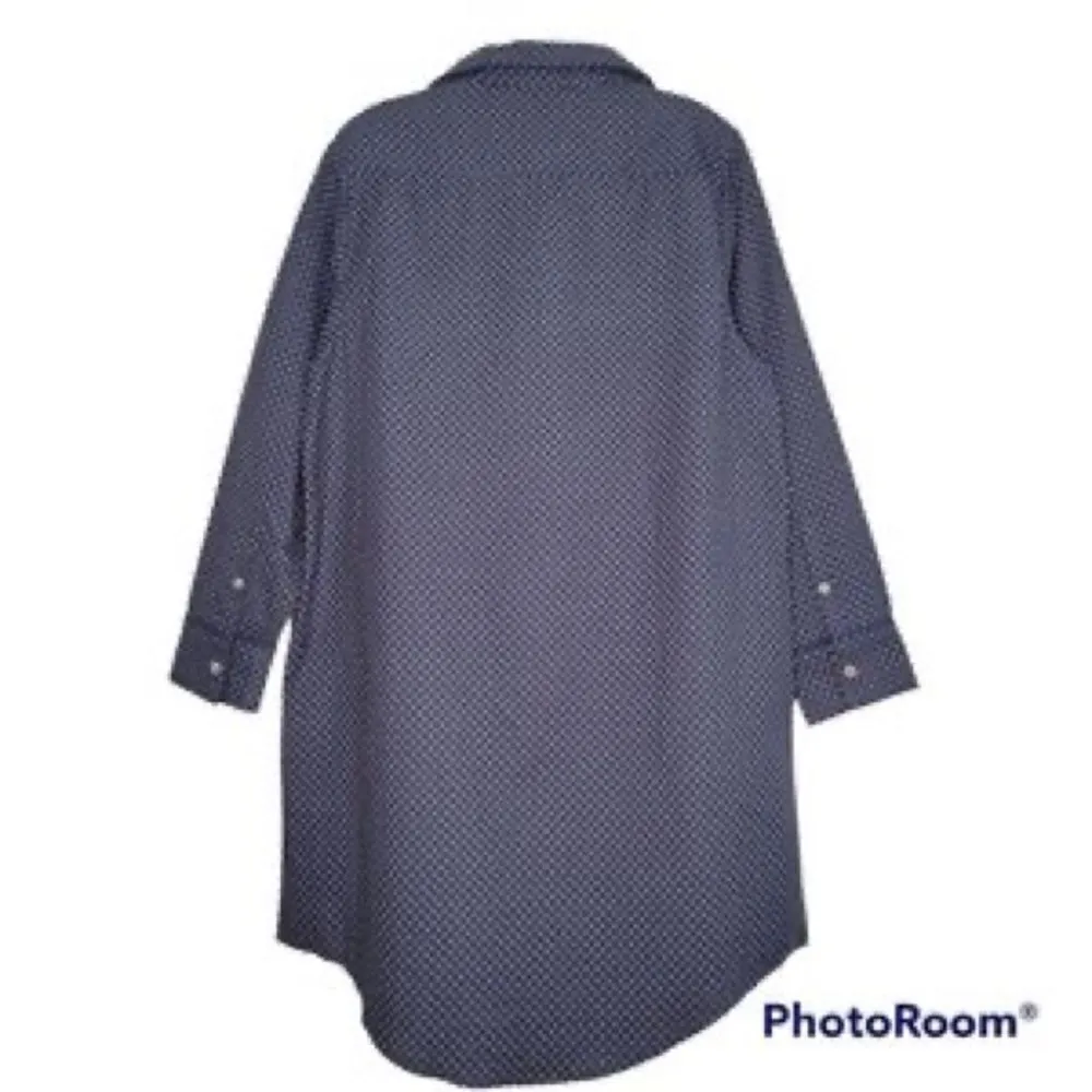 LEVI'S Women's Polk-a-Dot Pajama Shirt C19‎ - Image 5