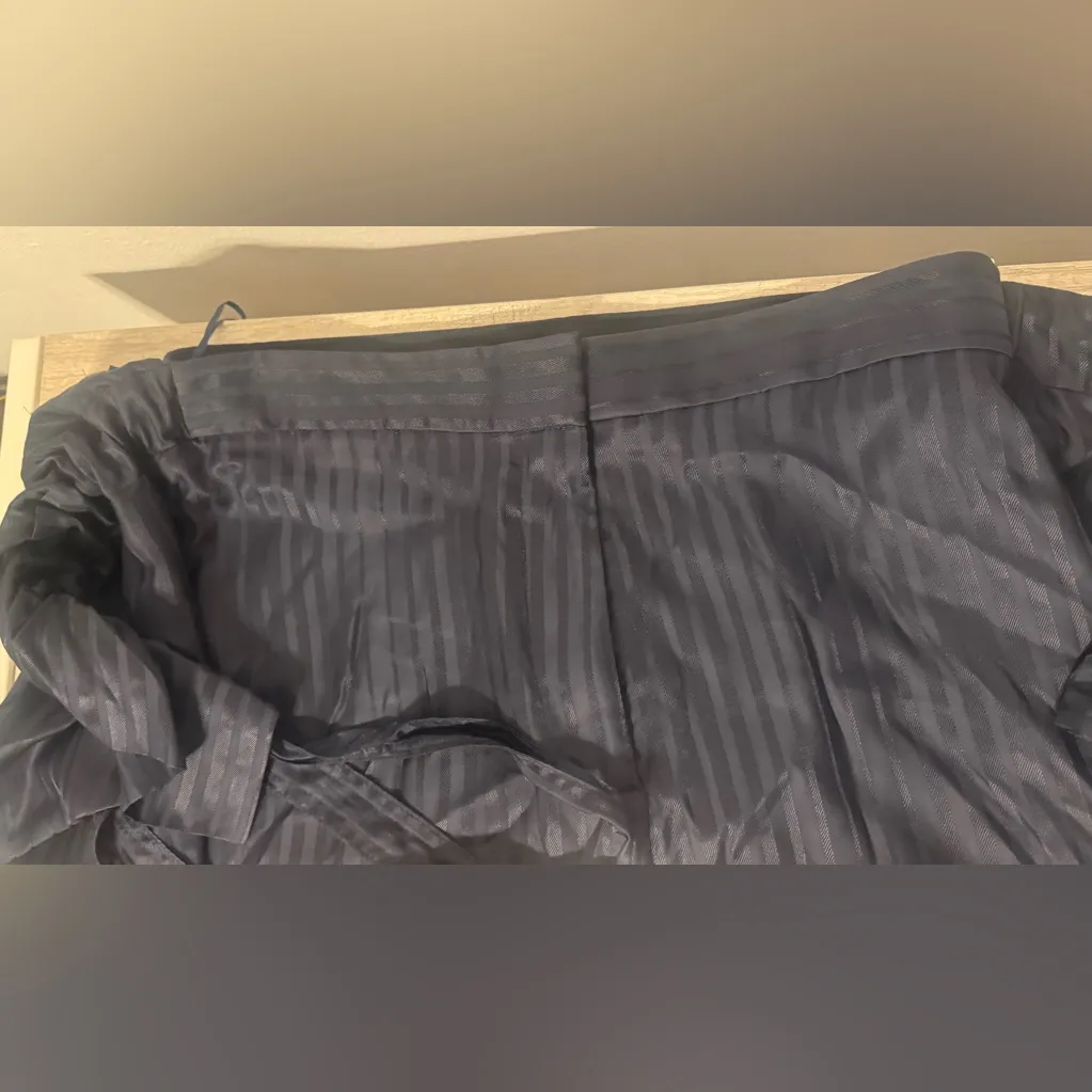 Stella McCartney Silk Striped Shorts Wrap Tie Front Luxe NWT 44 US Med *Read* - Image 9