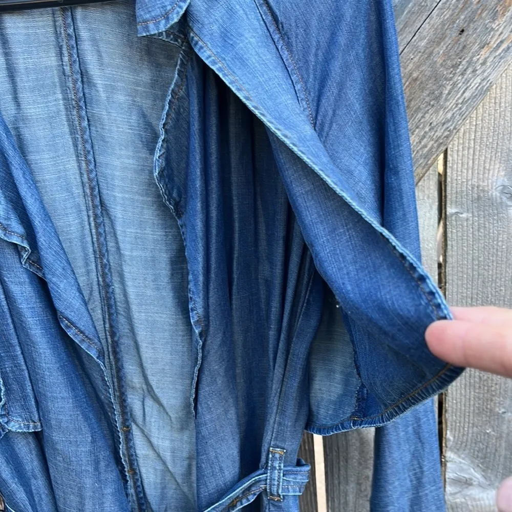 EUC Cloth & Stone Open Front Trench Coat / Top - Image 3