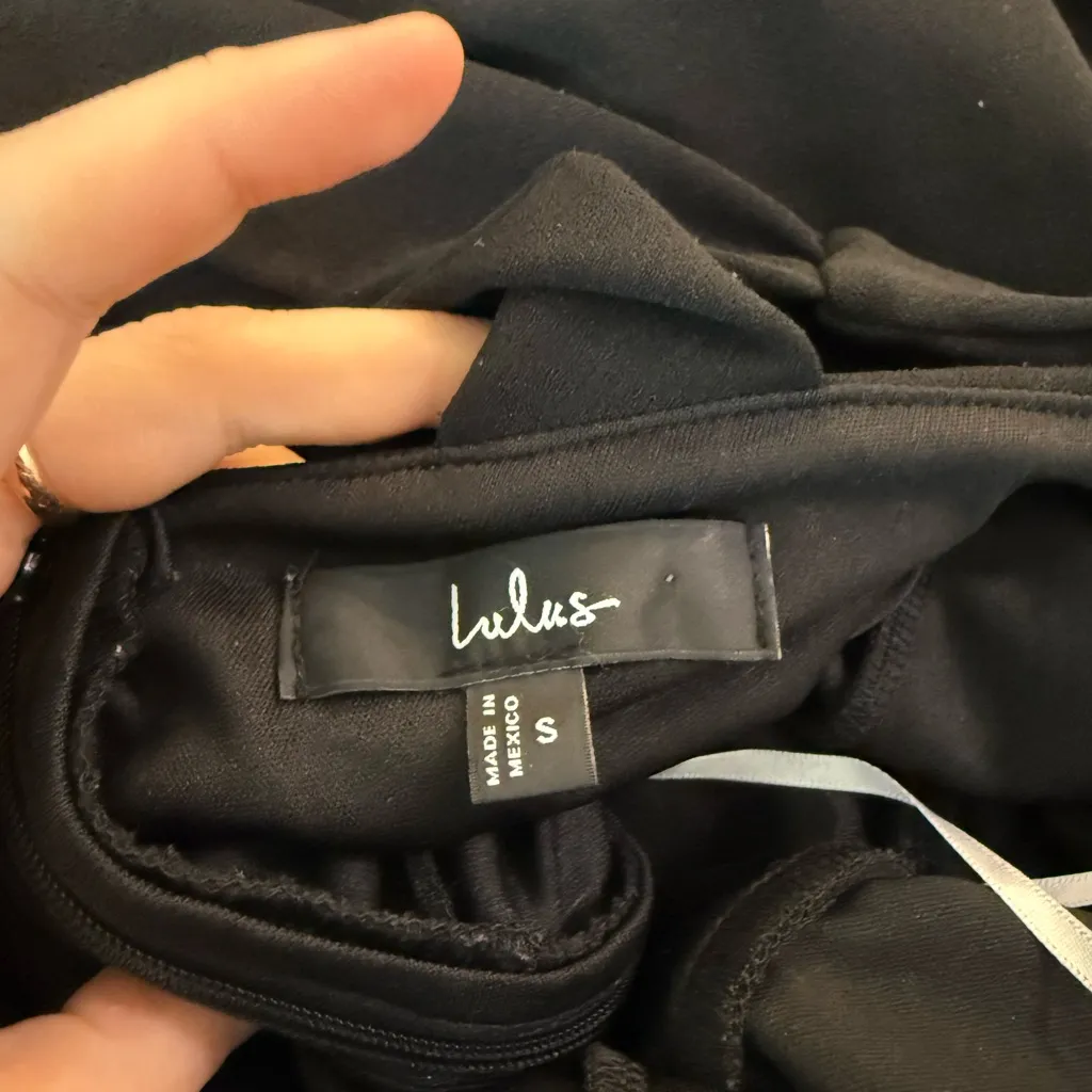 Lulu's Classic Black Strappy Dress - Image 7