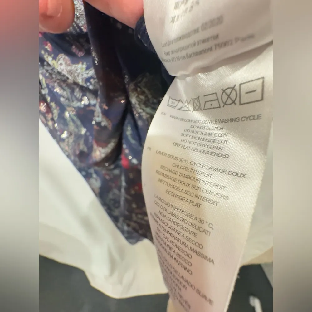 NWOT IRO Somov metallic paisley print halter dress size 42 or US size 10 - Image 12