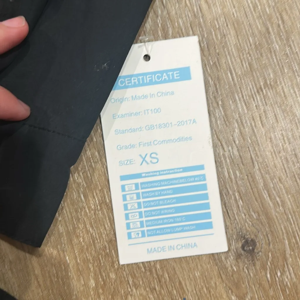 Black Long Sleeve Dress with Ruffle Hem Size XS - Image 3