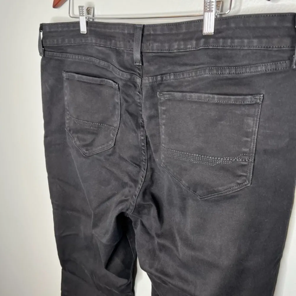 NYDJ plus size straight leg black denim legging jeans pocket zip button size 18W - Image 7