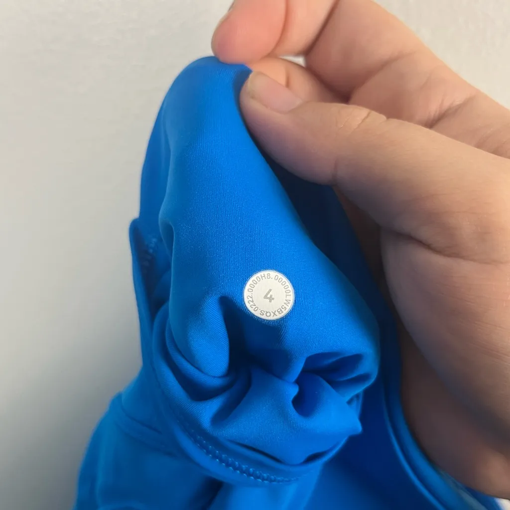 Lululemon  Fast and Free Tight with Pockets in poolside blue size 4 - Image 5