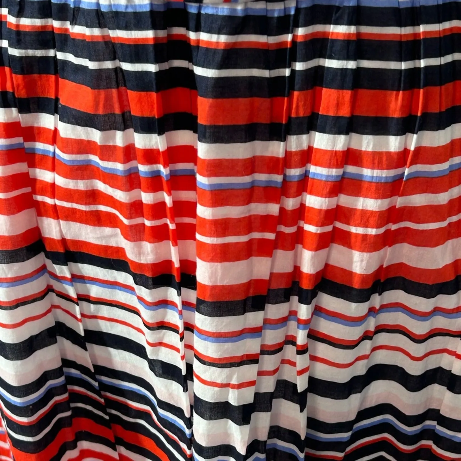 Tommy Hilfiger Nautical Striped Sleeveless Midi Dress Size 10 | Summer Chic - Image 9