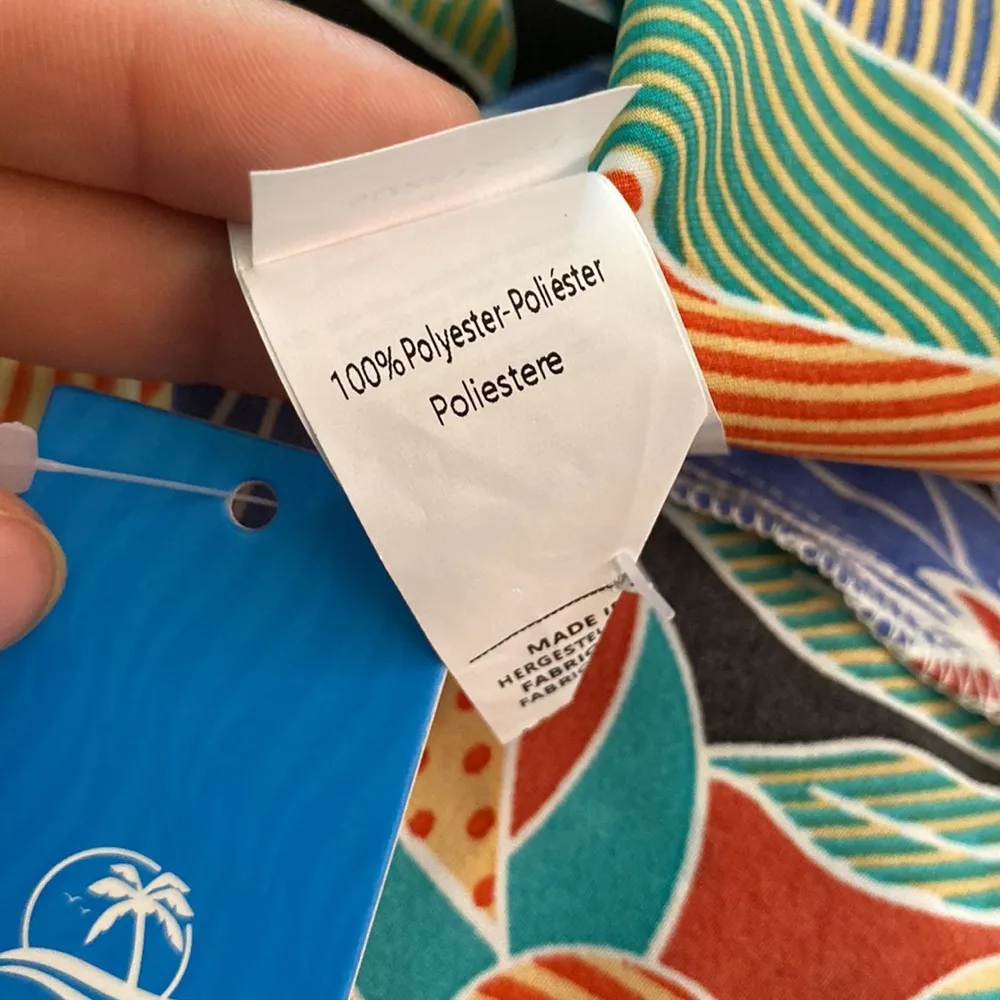 Cupshe Tropical Bloom Floral Off The Shoulder Smocked Top Midi Dress Size M - Image 4