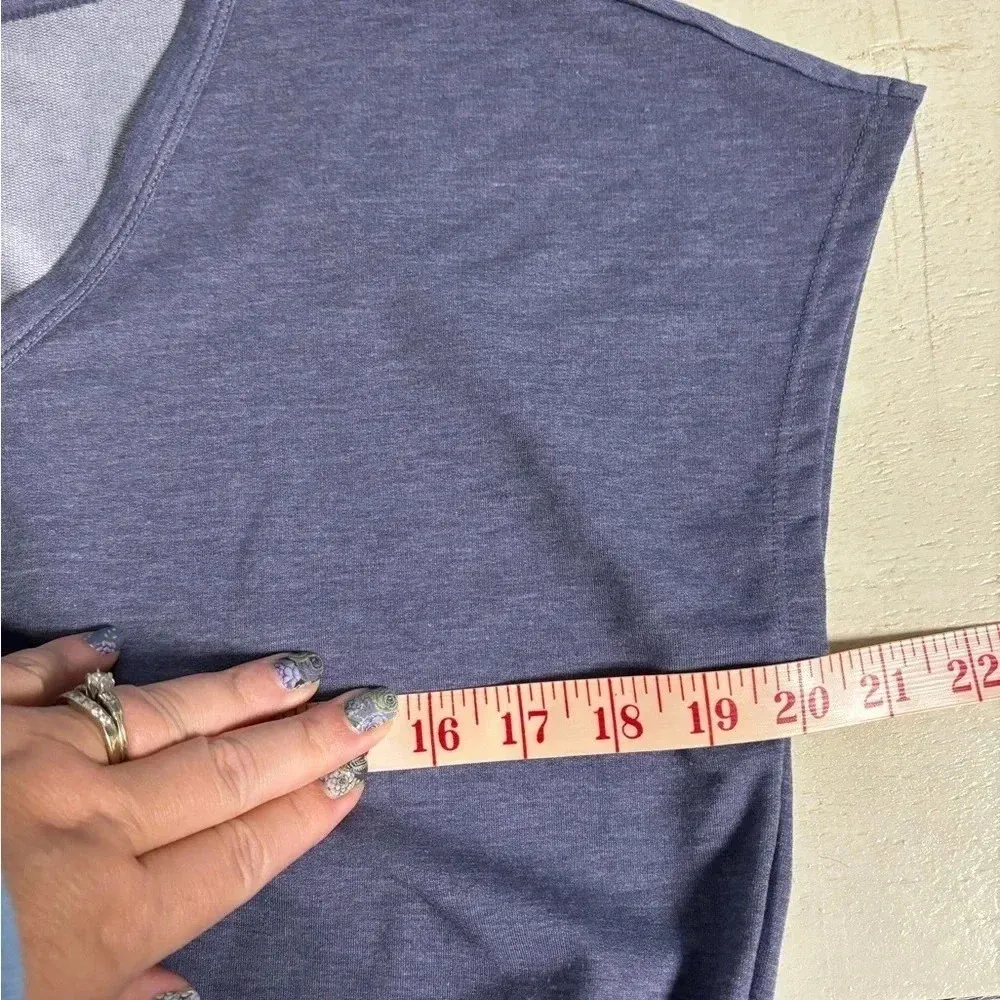 32 Degrees Cool Soft Lux Dress Short Sleeve Ruched Waist Size Small Blue New NWT - Image 4