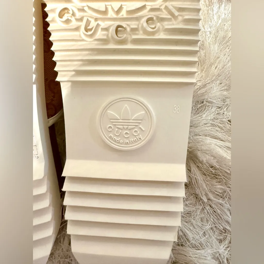 Gucci x Adidas Mesa GG Monogram Slide Sandals - Image 8