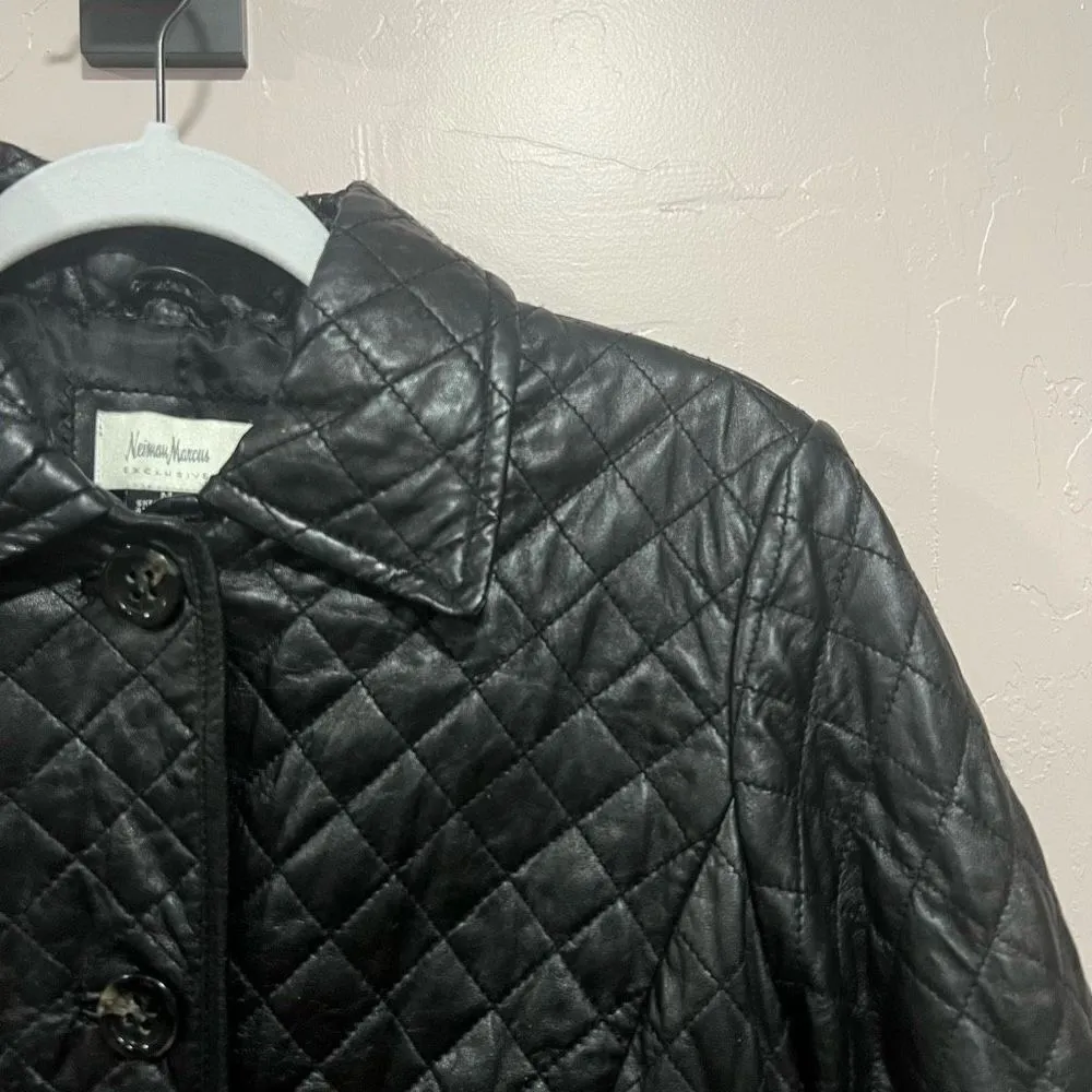 Quilted Leather Trenchcoat - Image 4