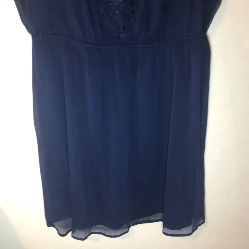 Love Squared Dress Navy Blue Sleeveless Dress Sz 3X EUC Embroidered Scoop Neck - Image 10