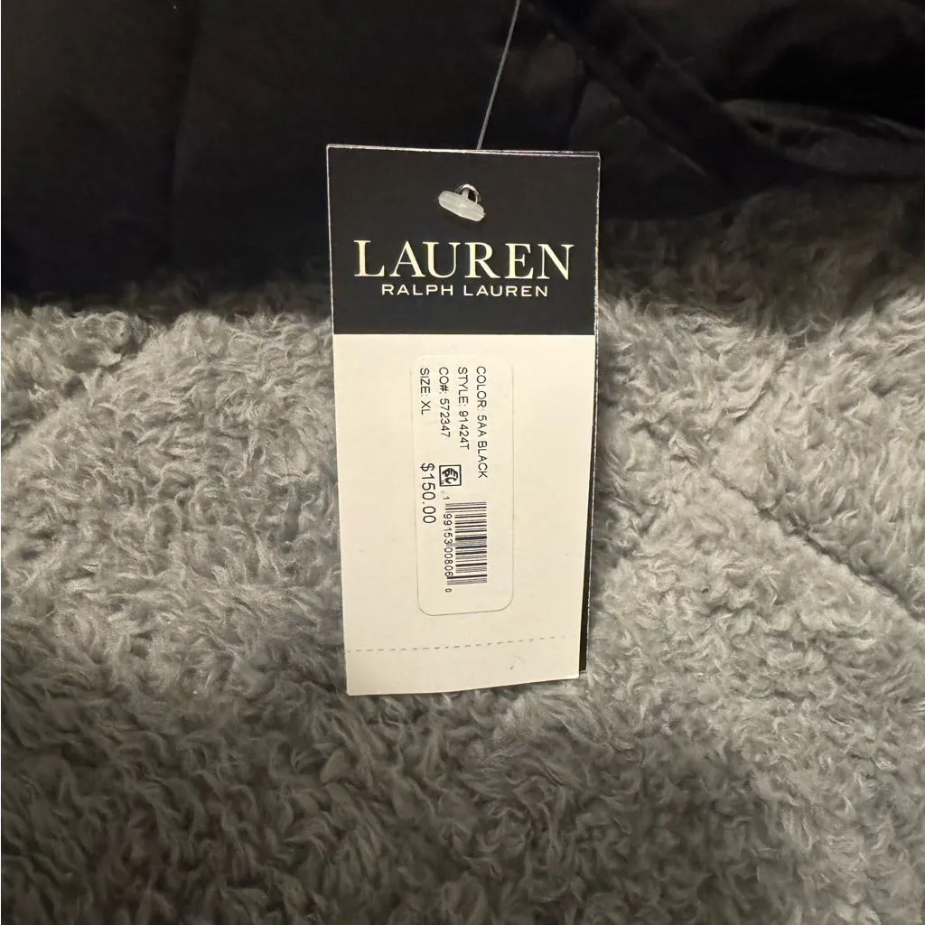 Ralph Lauren LRL Stretch Women’s Hooded Puffer Insulated Vest Black Sz XL NWT - Image 6