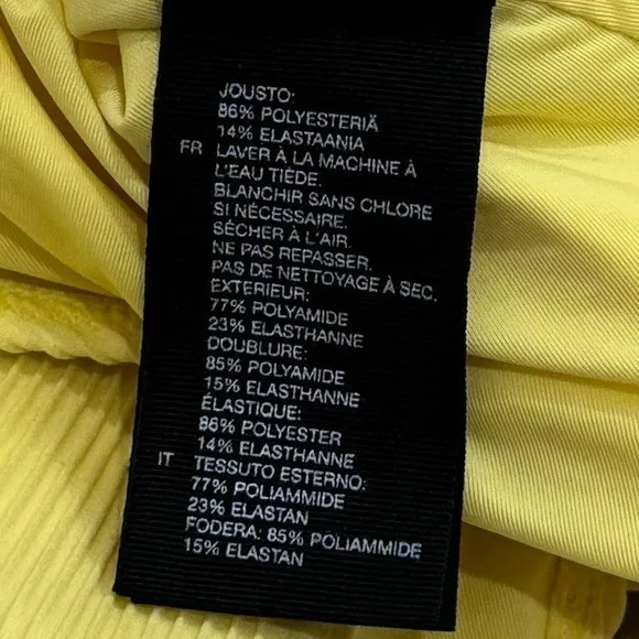 & Other Stories Belted High Cut Swimsuit 70's Retro Summer Vacation Size 8 - Image 10