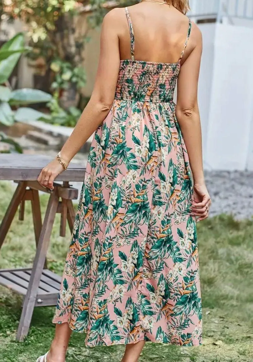 Floral Top And Maxi Dress With Print Bow Front Multi Size XL - Image 2