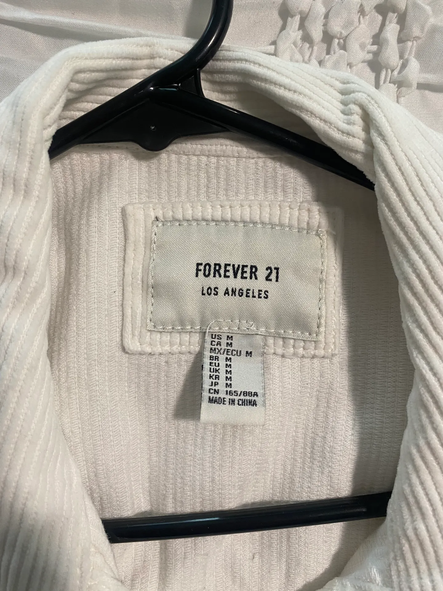 White Corduroy Jacket - Image 2