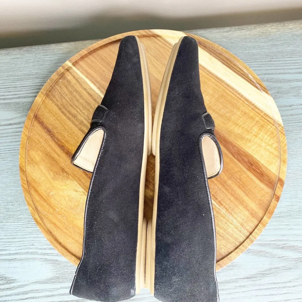 J Crew Black Suede Loafer Womens 7.5 - Image 4