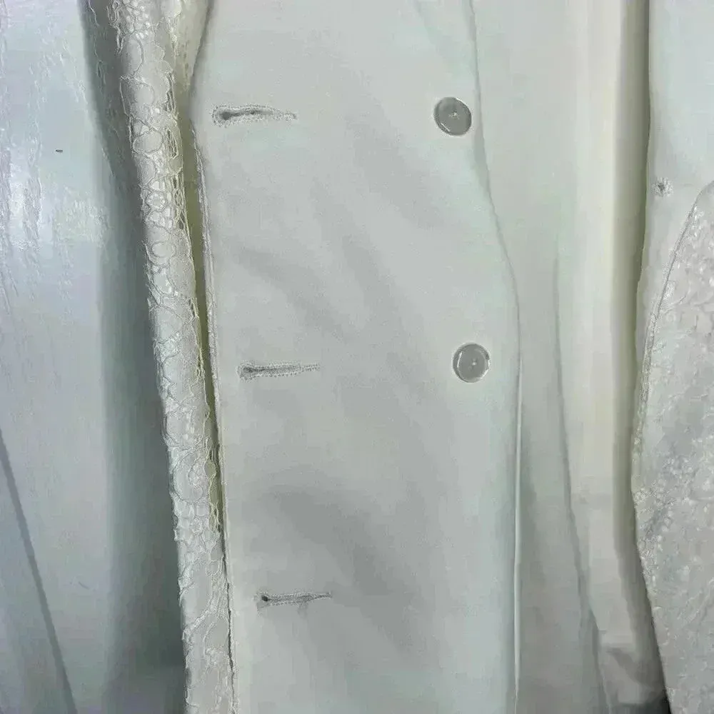 NWT Rebecca Vallance Bridal Harriet blazer minidress Size 2 US White - Image 12