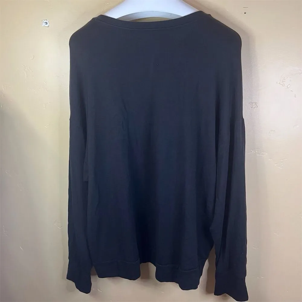 OFFLINE by Aerie Women's Plus 2XL Black Pullover Sweatshirt‎ Casual - Image 8