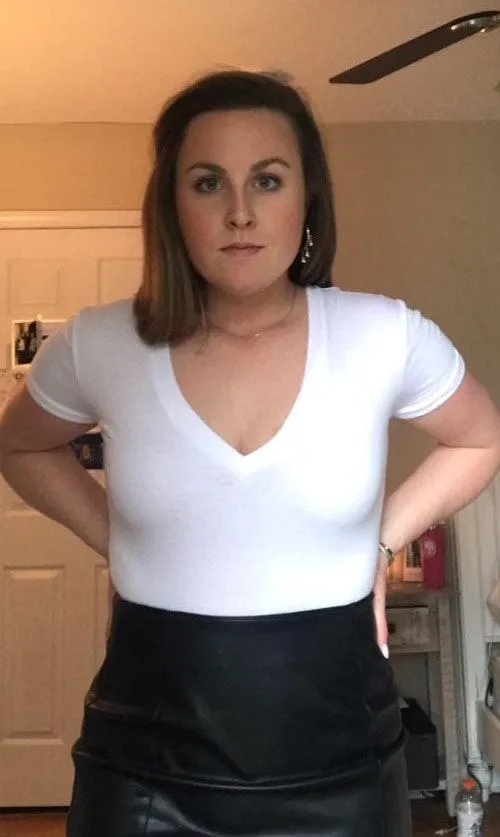 White Short Sleeve Bodysuit - Image 2