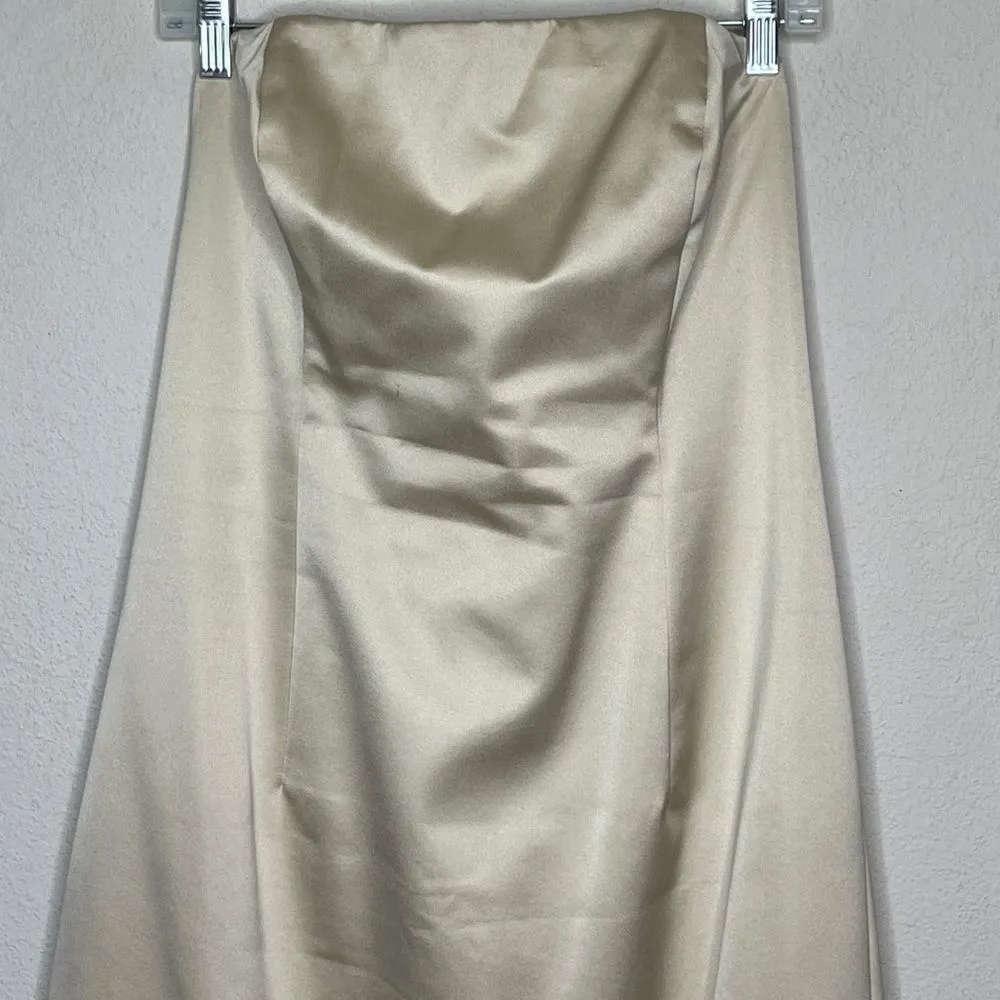 Vintage ABS Evening Strapless Dress Size 12 - Image 6