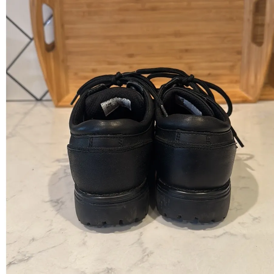 G.H. Bass Kebler leather slip resistant chunky shoes size 7.5 work casual street Black - Image 6