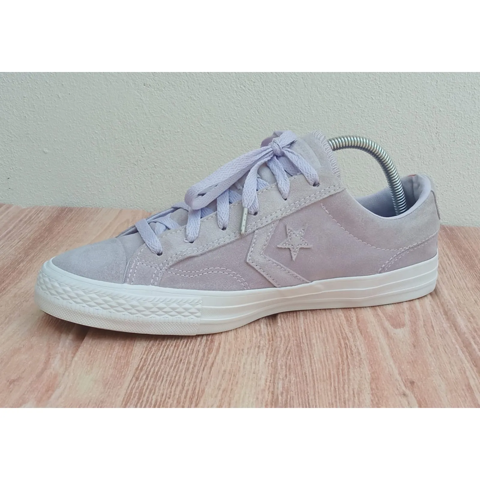 Converse Chuck Star Player Ox Purple White Suede Sz 8 Mens 10 Women’s 162661C - Image 2