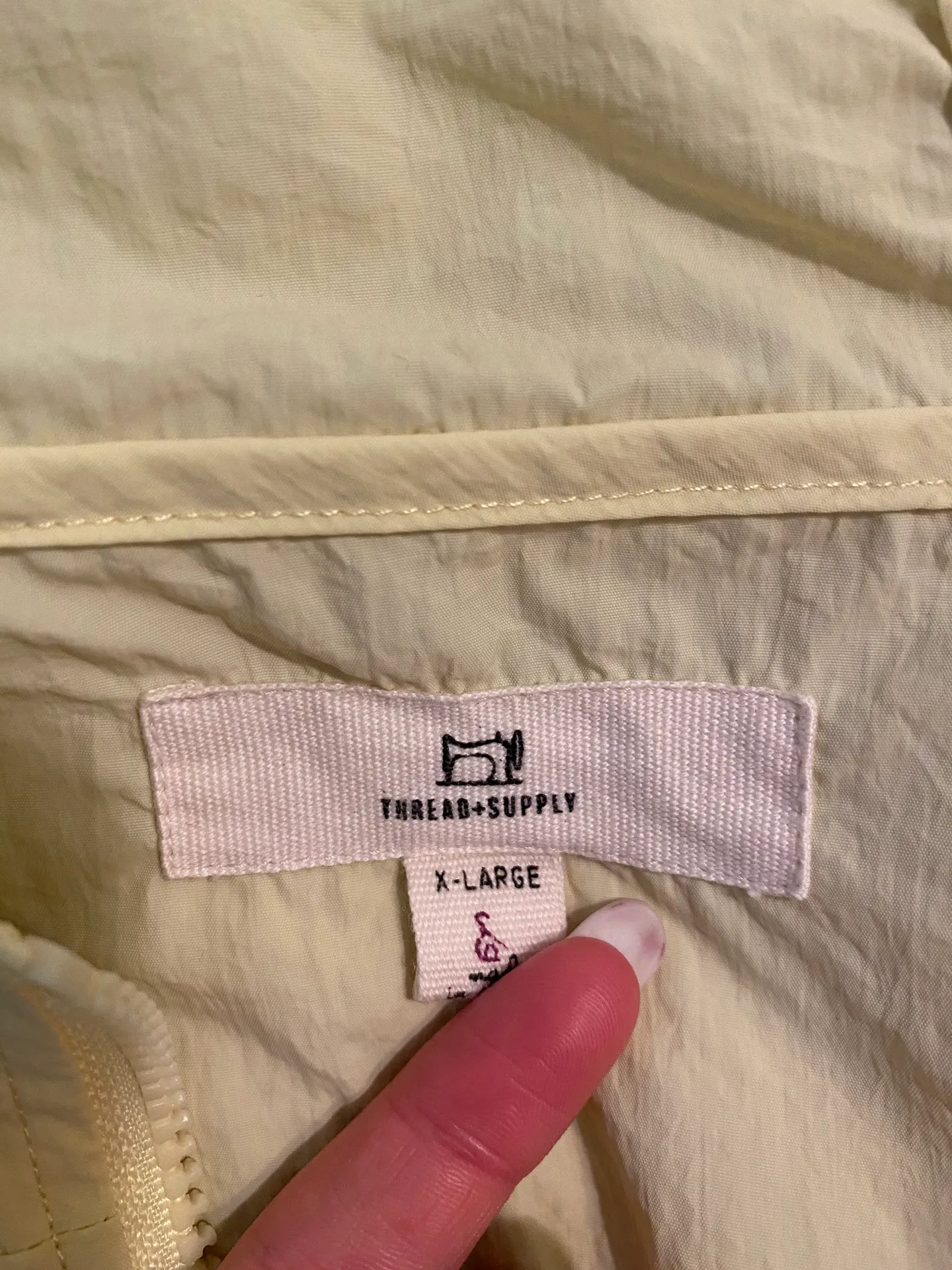 Thread and Supply Yellow Windbreaker - Image 7