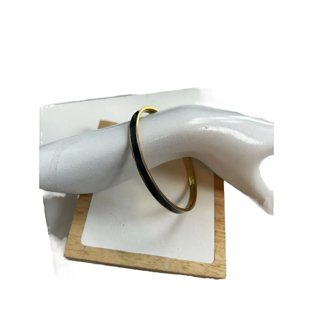 Kate Spade Bangle Bracelet True Blue And Gold Tone - Image 2