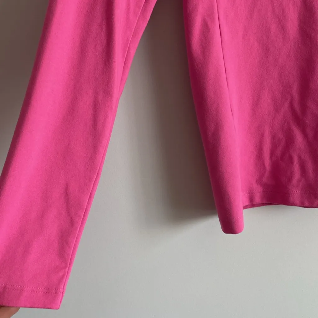 RALPH LAUREN Pink Performance Jersey Quarter-Zip Pullover - Image 3