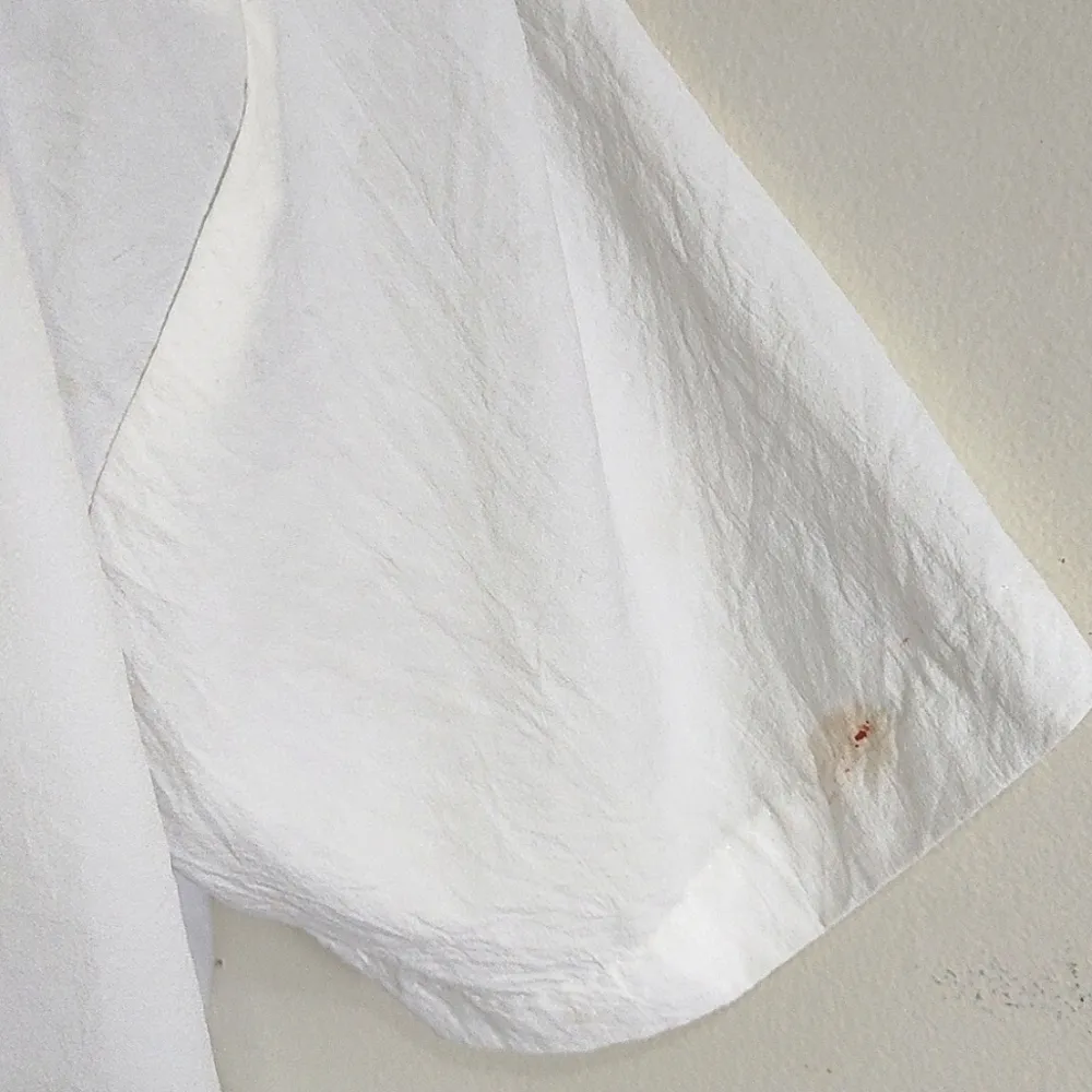 Vintage 80s Geometric Button Down Shirt Black Size M - Image 7