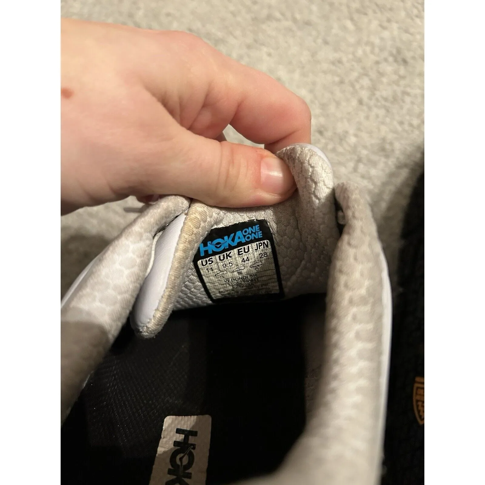 HOKA One One Bondi‎ SR Women’s Running Trainers US 11 - Image 9