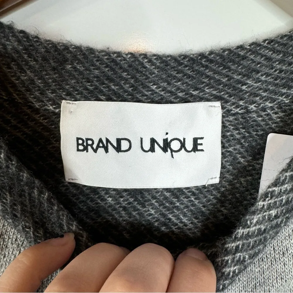 Brand Unique Wool Blend Long Sleeve Crewneck Size 0 Gray - Image 4