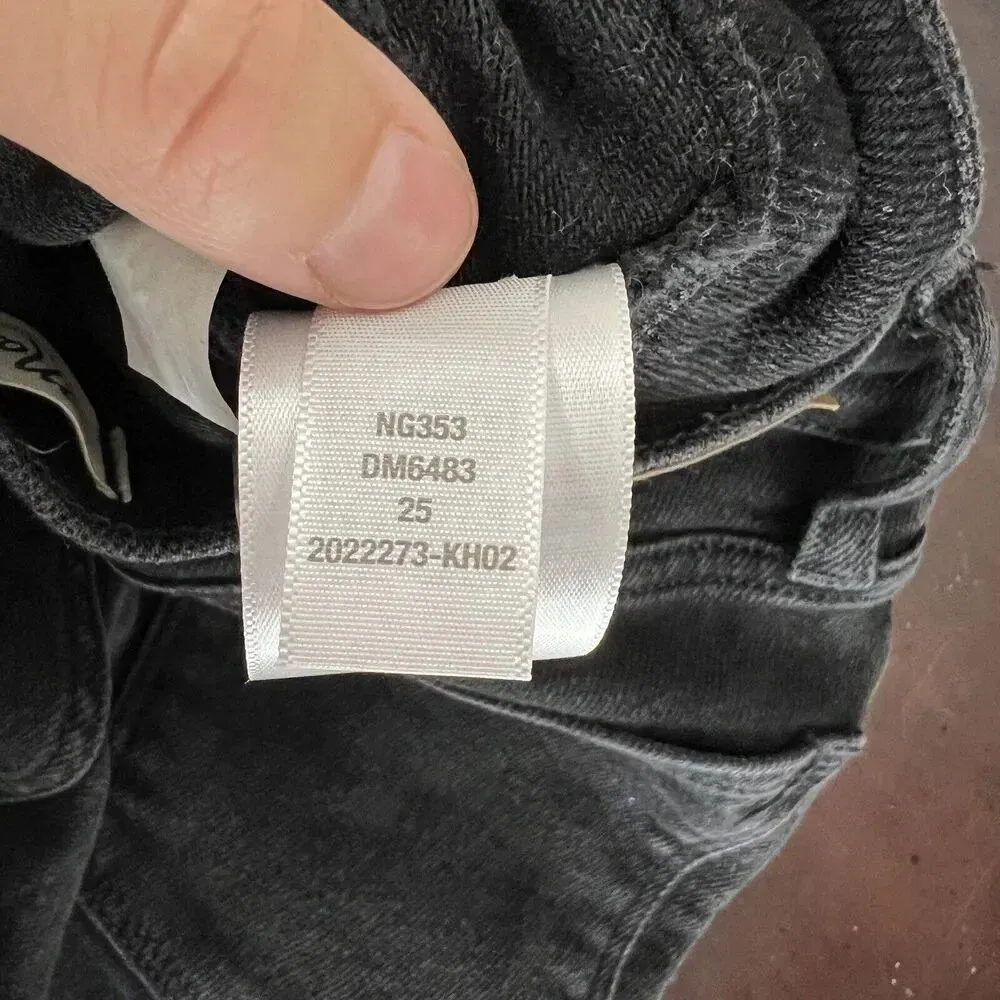 Madewell Black High Rise Cali Demi-Boot Bootcut Jeans NG353 Women's Size 25‎ - Image 12