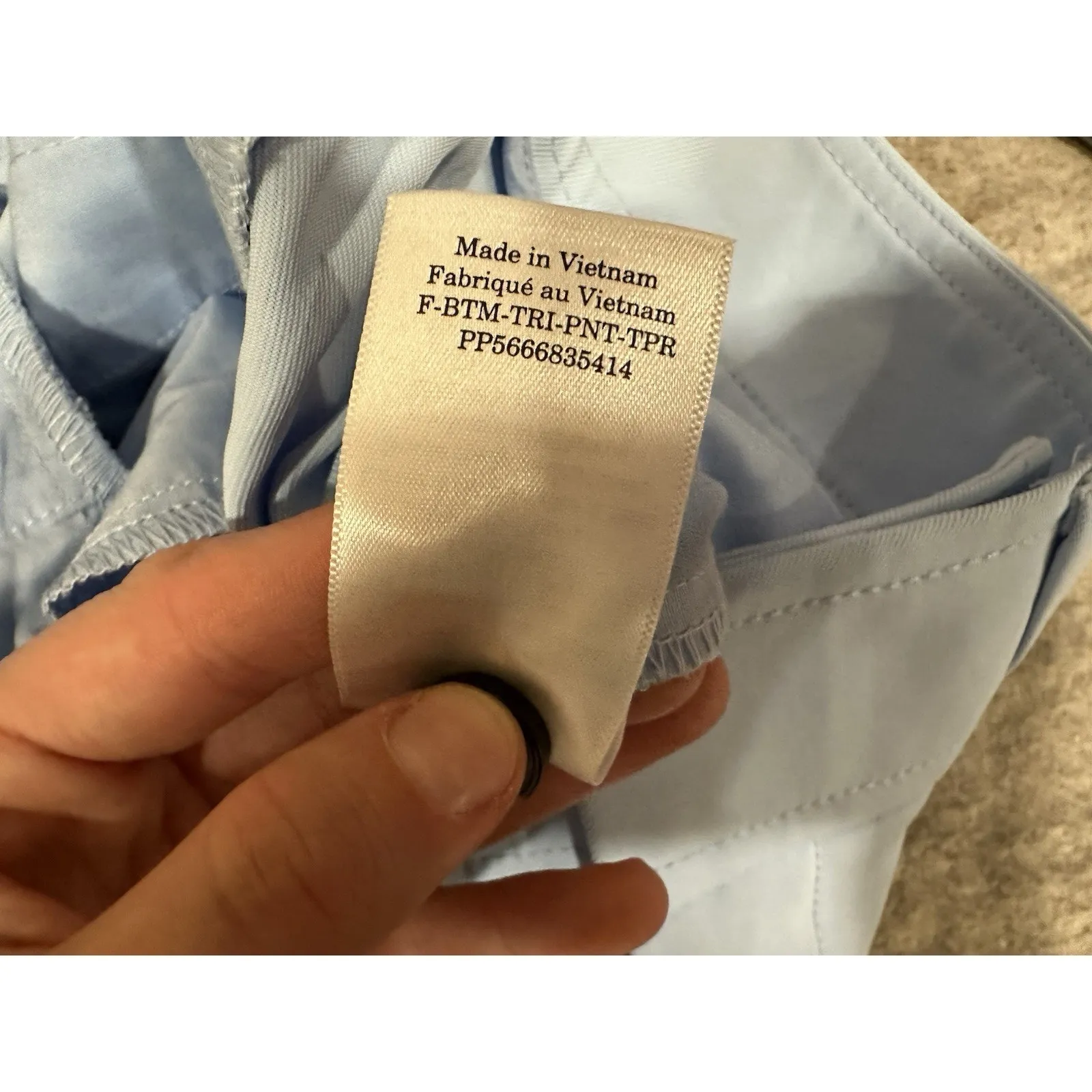 Everlane The Triacetate Way-High® Tapered Pant, Chambray Blue Sz 2 NEW - Image 8