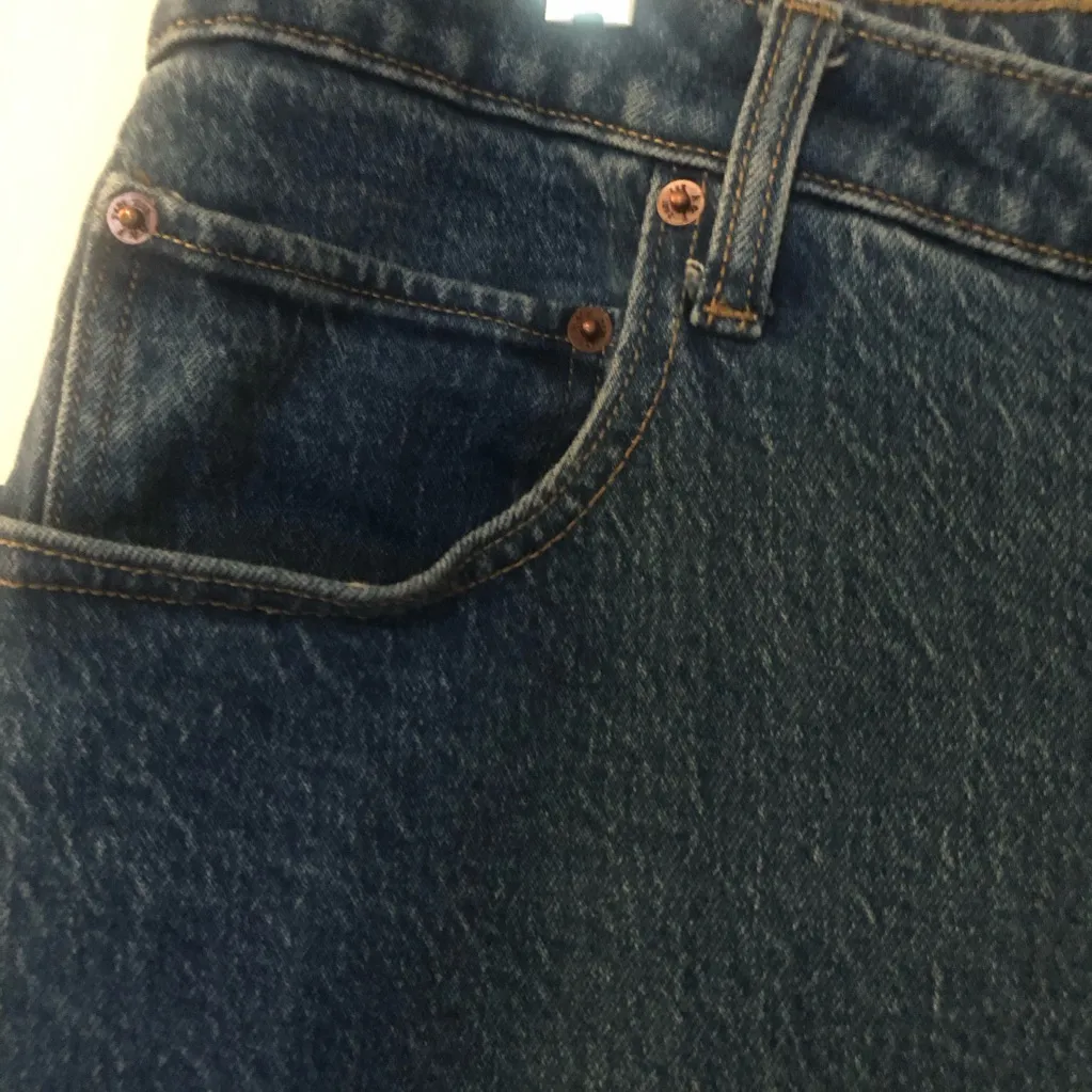 ABERCROMBIE & FITCH The 90s Relaxed High Rise Curve Love Jeans Size 36 - Image 11