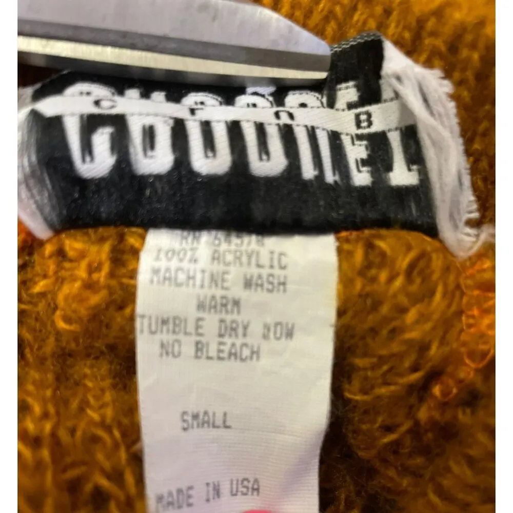 Vintage Croquet Club Sweater Womens S Used *Some Wear Brown - Image 7