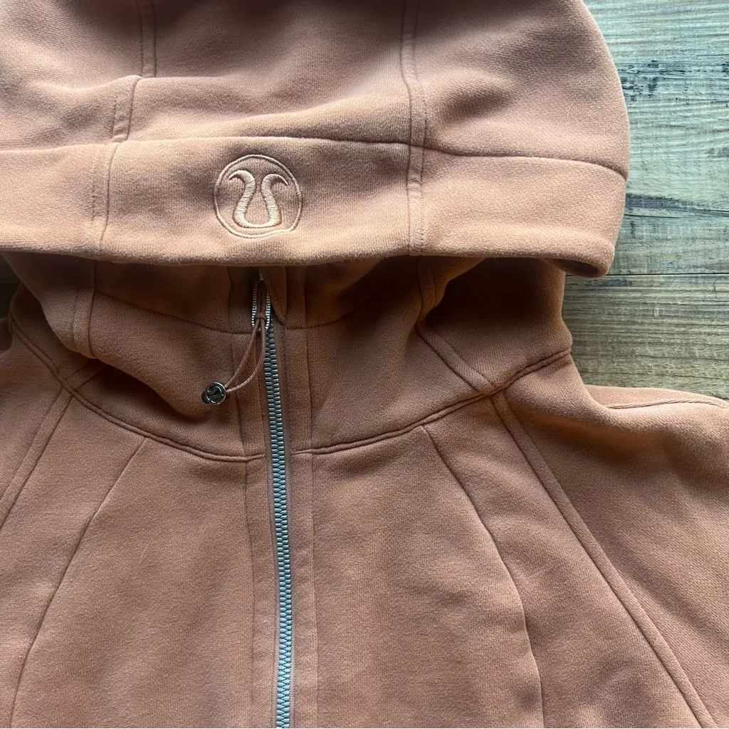 Lululemon Womens Desert Sun Full Zip Scuba Hoodie Size 10 - Image 2