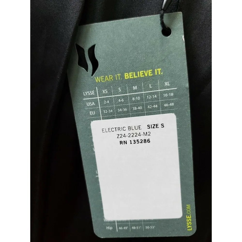 Lyyse Women's Blue Polyester Long Sleeve One Button Fitted Blazer Size Small - Image 10